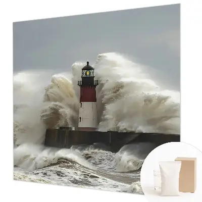 Papier peint photo sur tissu non tissé vagues de la mer