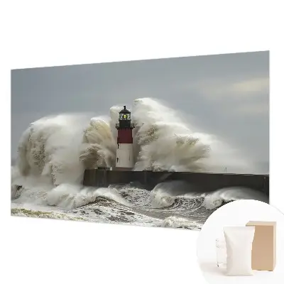 Papier peint photo sur tissu non tissé vagues de la mer
