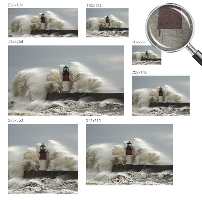 Papier peint panoramique chambre adulte Morské vlny