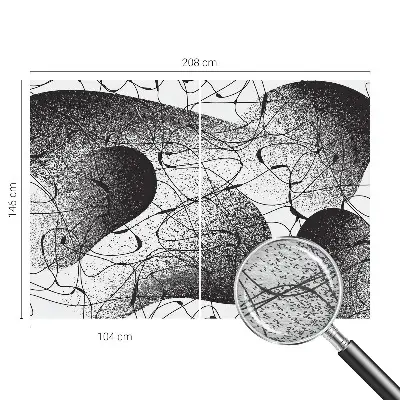 Papier peint photo sur tissu non tissé Motif abstrait