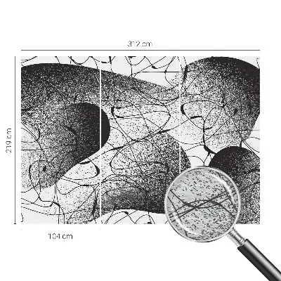Papier peint photo sur tissu non tissé Motif abstrait