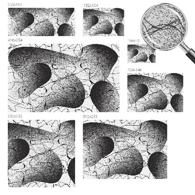 Papier peint photo sur tissu non tissé Motif abstrait