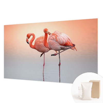 Décoration murale panoramique intissé Jemné plameniaky