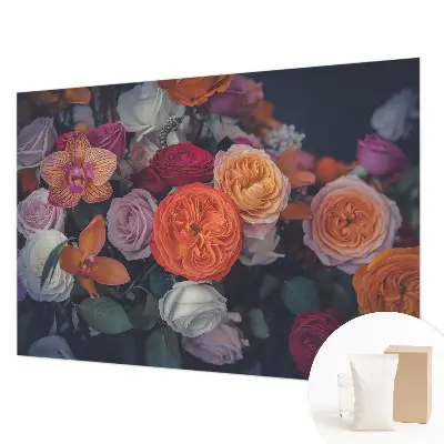 Papier peint intissé Bouquet coloré