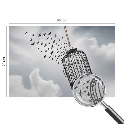 Papier peint photo grand format pour le mur Oiseaux volants