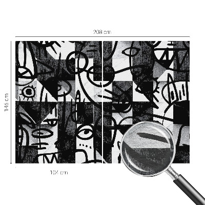 Papier peint salon moderne Kreslenie chaosu
