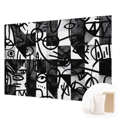 Papier peint salon moderne Kreslenie chaosu