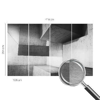 Papier peint chambre moderne Geometrické sochy