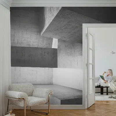 Papier peint photo imprimé sur tissu non tissé Sculptures géométriques