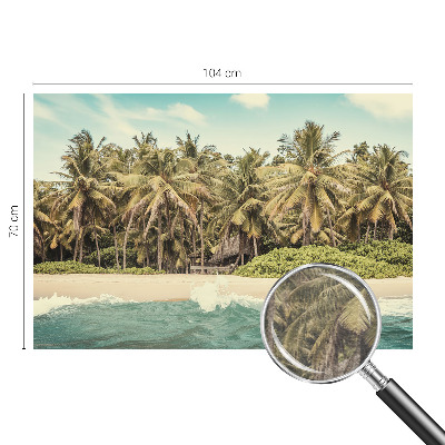 Papier peint panoramique chambre adulte Tropická pláž