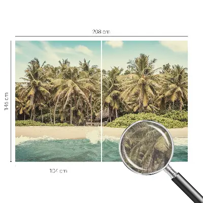 Papier peint photo imprimé sur tissu non tissé Plage tropicale