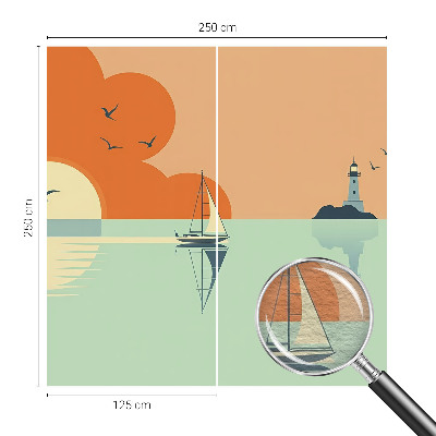 Papier peint panoramique haut de gamme Morská radosť