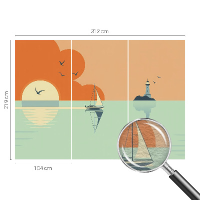 Papier peint panoramique haut de gamme Morská radosť