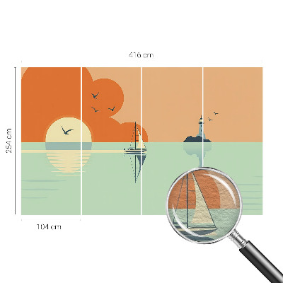 Papier peint panoramique haut de gamme Morská radosť