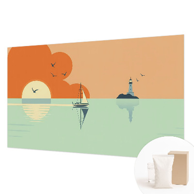 Papier peint panoramique haut de gamme avec le motif « Morská radosť »