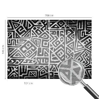 Papier peint photographique intissé Labyrinthe géométrique