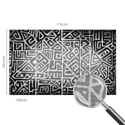 Papier peint photographique intissé Labyrinthe géométrique