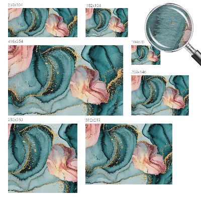 Papier peint panoramique intissé Umelecké vlny