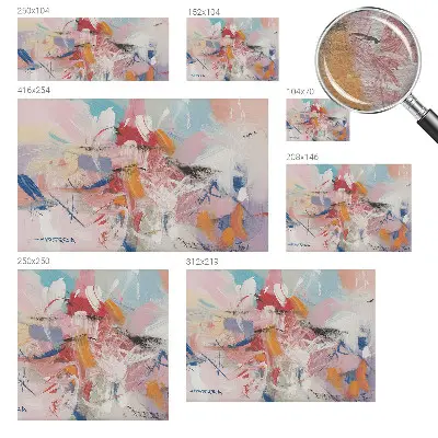 Papier peint photographique sur tissu non tissé Abstraction harmonieuse
