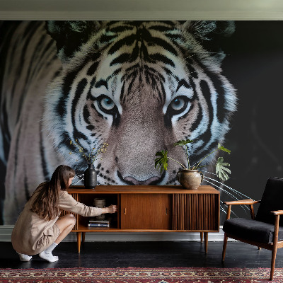 Papier peint panoramique chambre adulte Portrét tigra