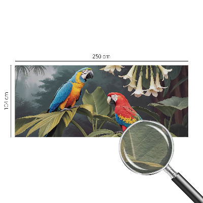 Tapisserie panoramique Farebné papagáje