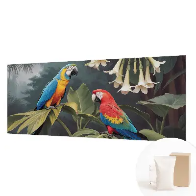 Papier peint photo sur tissu non tissé Perroquets colorés