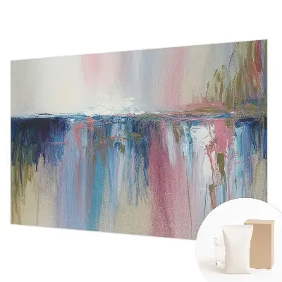 Papier peint intissé abstraction colorée