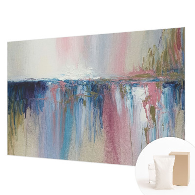Papier peint panoramique enfant avec motif abstrait coloré