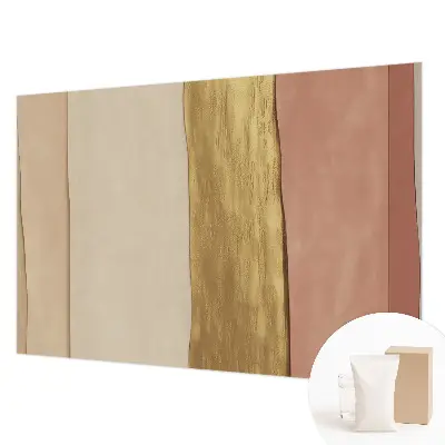 Papier peint photo imprimé sur tissu non tissé Rayures ondulées