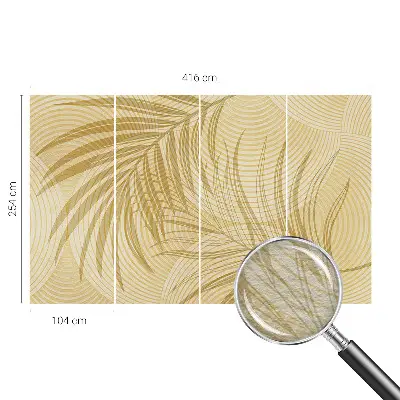 Papier peint panoramique de haute qualité à motif « Tropická elegancia »