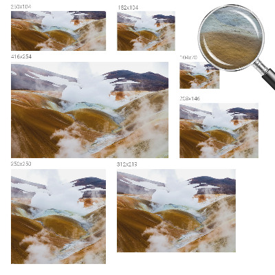 Papier peint panoramique moderne Sopečné kopce