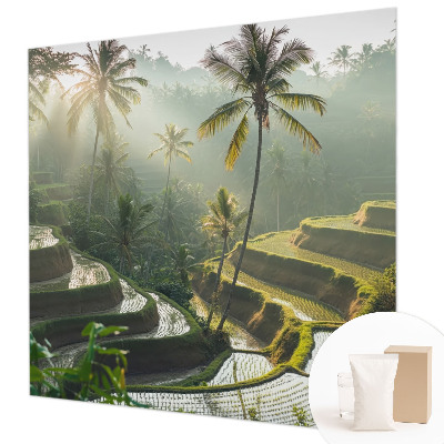 Papier peint panoramique haut de gamme avec le motif « Rajské terasy »