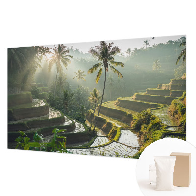 Papier peint panoramique haut de gamme avec le motif « Rajské terasy »