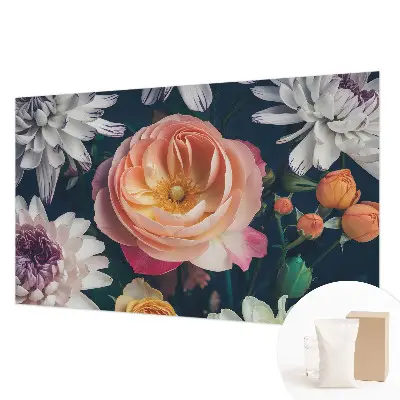Papier peint photographique sur tissu non tissé Harmonie florale