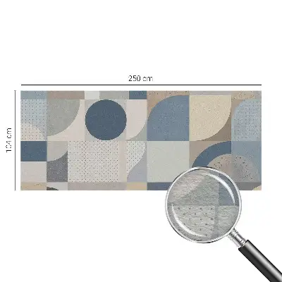 Papier peint photo grand format pour le mur Mosaïque géométrique