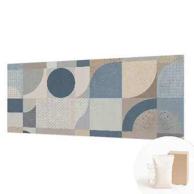 Papier peint photographique avec un motif de mosaïque géométrique