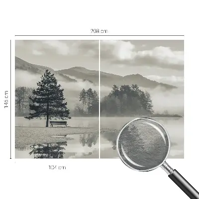 Papier peint photographique intissé paysage romantique