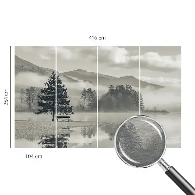 Papier peint photographique intissé paysage romantique