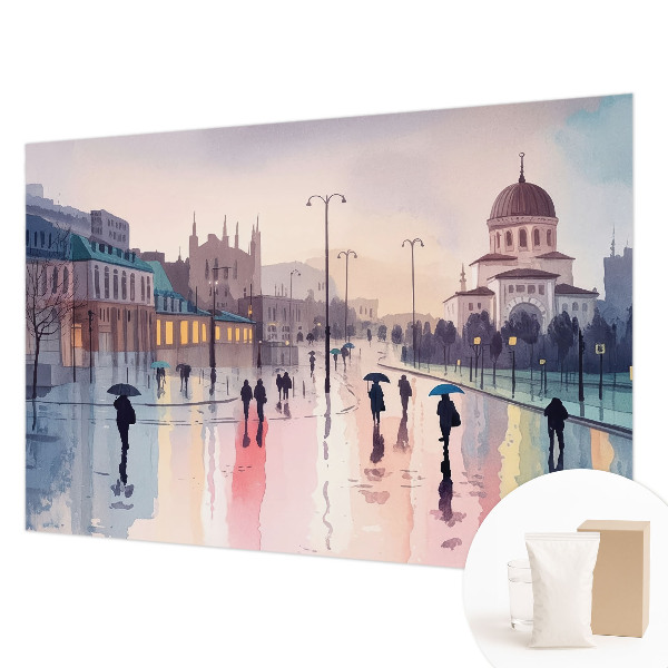 Décoration murale panoramique intissé Daždivá prechádzka