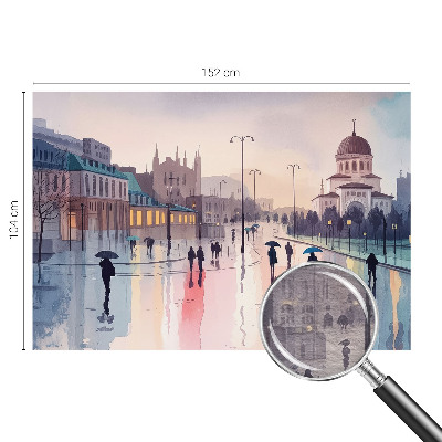 Décoration murale panoramique intissé Daždivá prechádzka