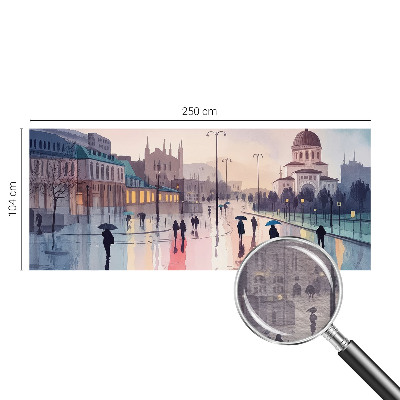 Décoration murale panoramique intissé Daždivá prechádzka