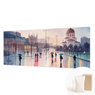 Décoration murale panoramique intissé Daždivá prechádzka