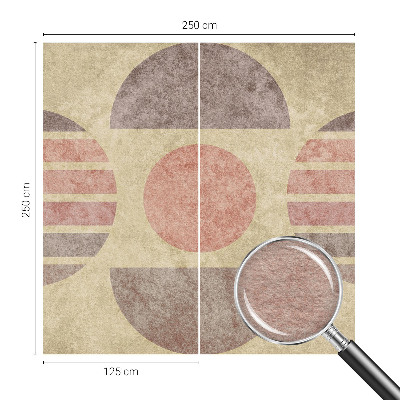 Papier peint salon moderne Geometrické tvary