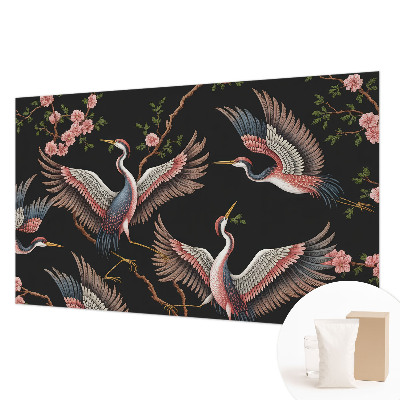 Papier peint chambre moderne Kvetinový vzor