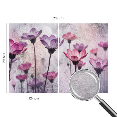 Papier peint chambre moderne Pastelové kvety