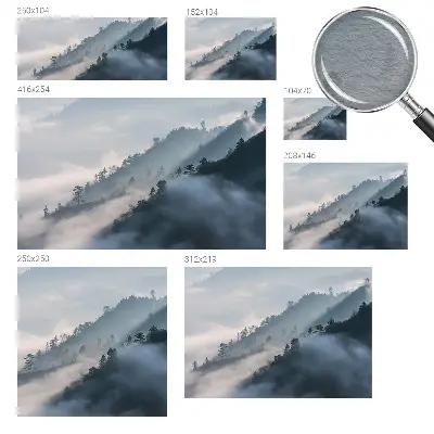 Papier peint intissé Paysage brumeux