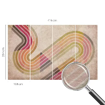 Papier peint photo grand format pour le mur Lignes géométriques