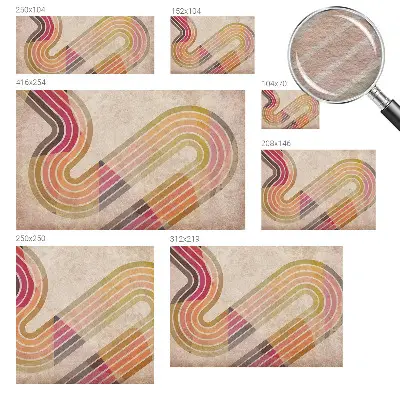 Papier peint photo grand format pour le mur Lignes géométriques