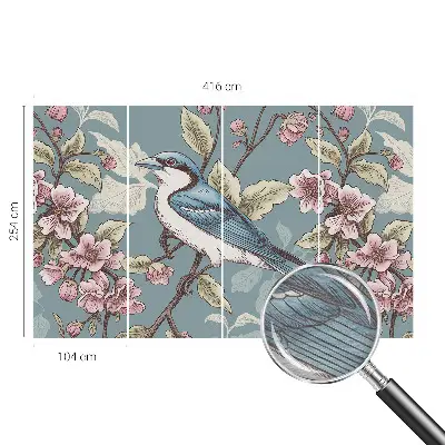 Papier peint photographique sur tissu non tissé Harmonie printanière
