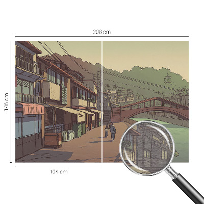 Papier peint panoramique haut de gamme Pastelová krajina